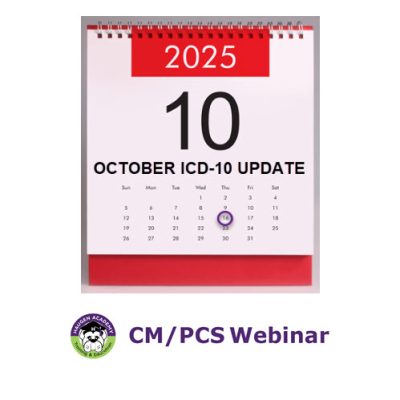 Quarterly ICD-10 Coding Update (Third Quarter)